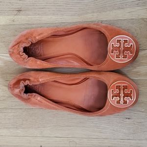 Tory Burch Reva suede ballet flats 6